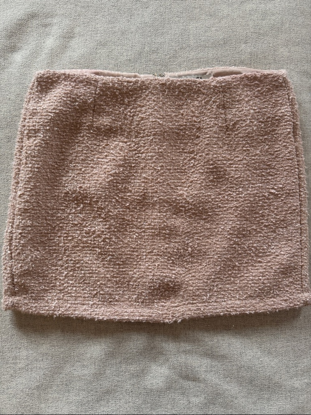 Forever 21 Blush Pink Bouclé Mini Skirt